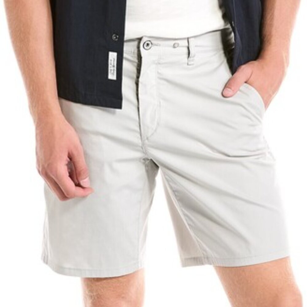 NWT Rag & Bone Perry Paperweight Chino Short in Grey Mist Sz 29